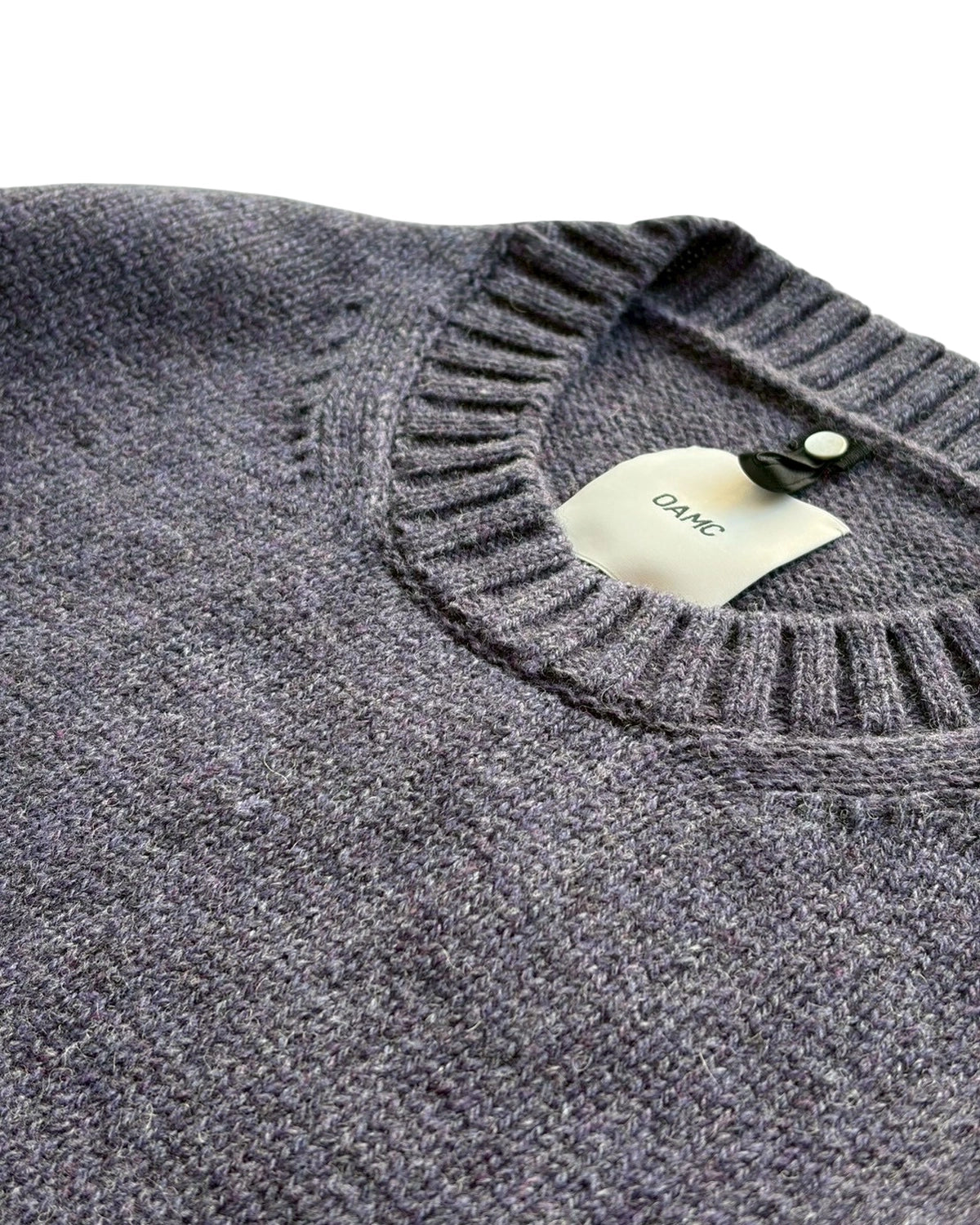 OAMC / ROUND NECK COLLAR WITH LOGO (OAF5MM08AP)