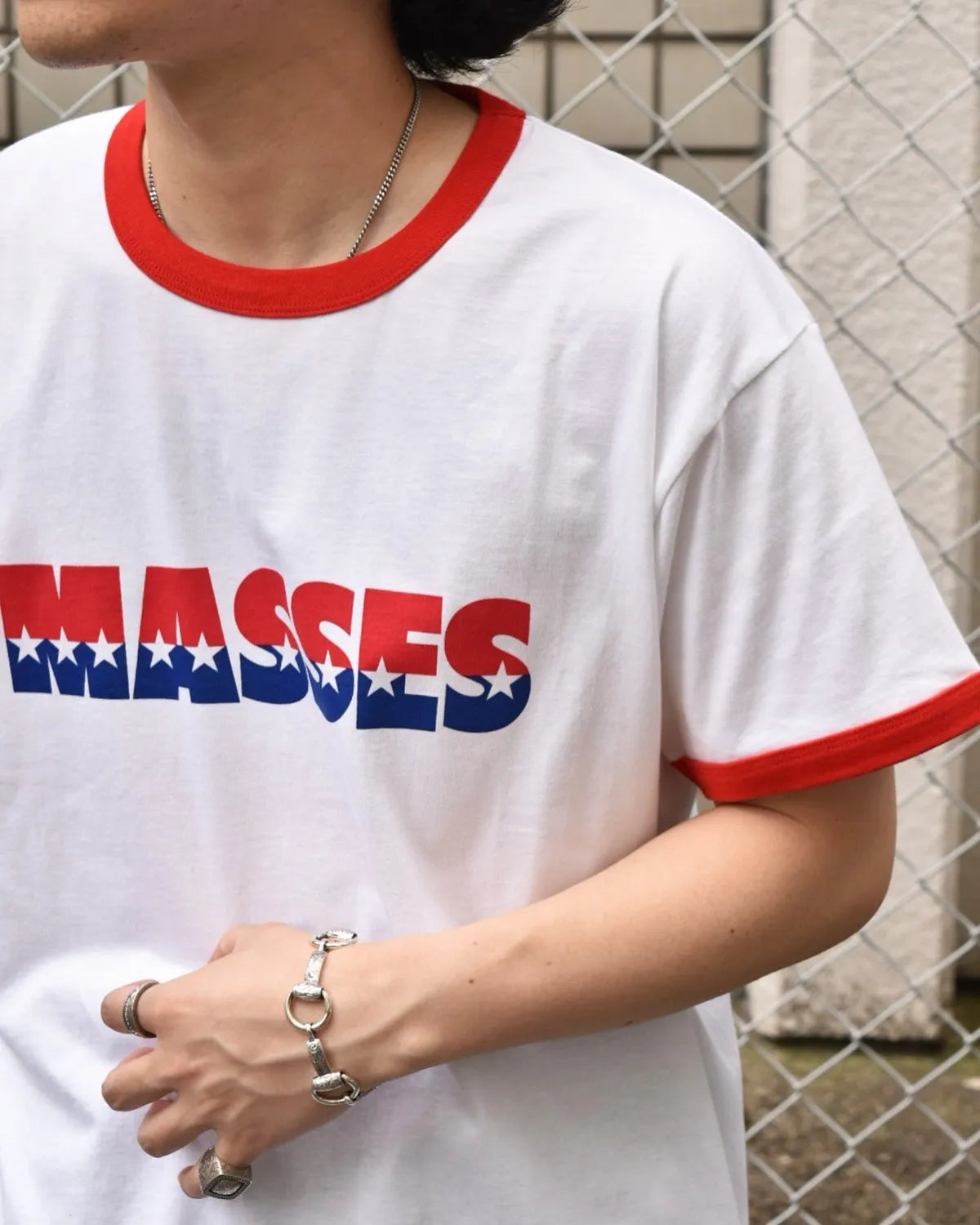 MASSES / RINGER T-SHIRT STAR (1251050014)