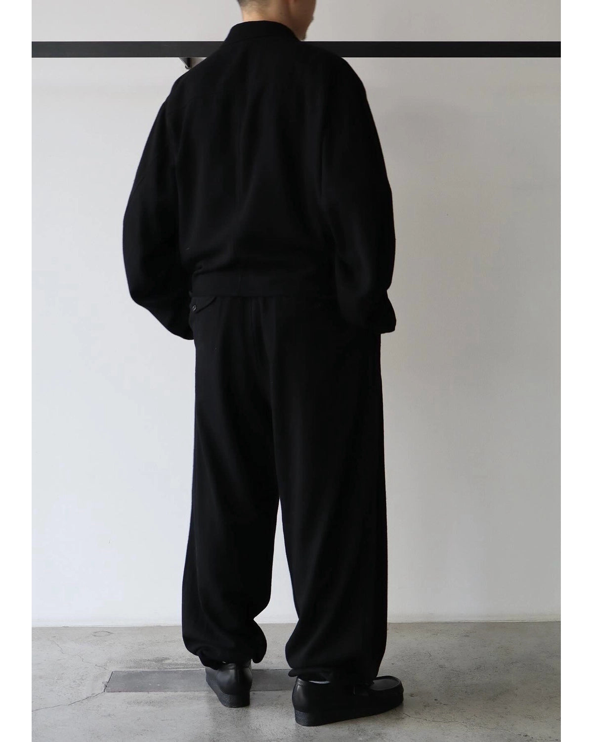 COMOLI / シルクネップ ジップショートジャケット (B01-01003)