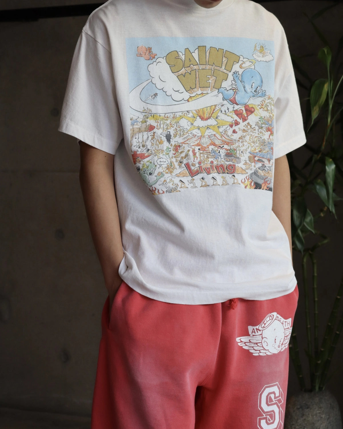 ©︎SAINT Mxxxxxx / SS T-SHIRT / SAINT WET (SM-MK8-0000-016)