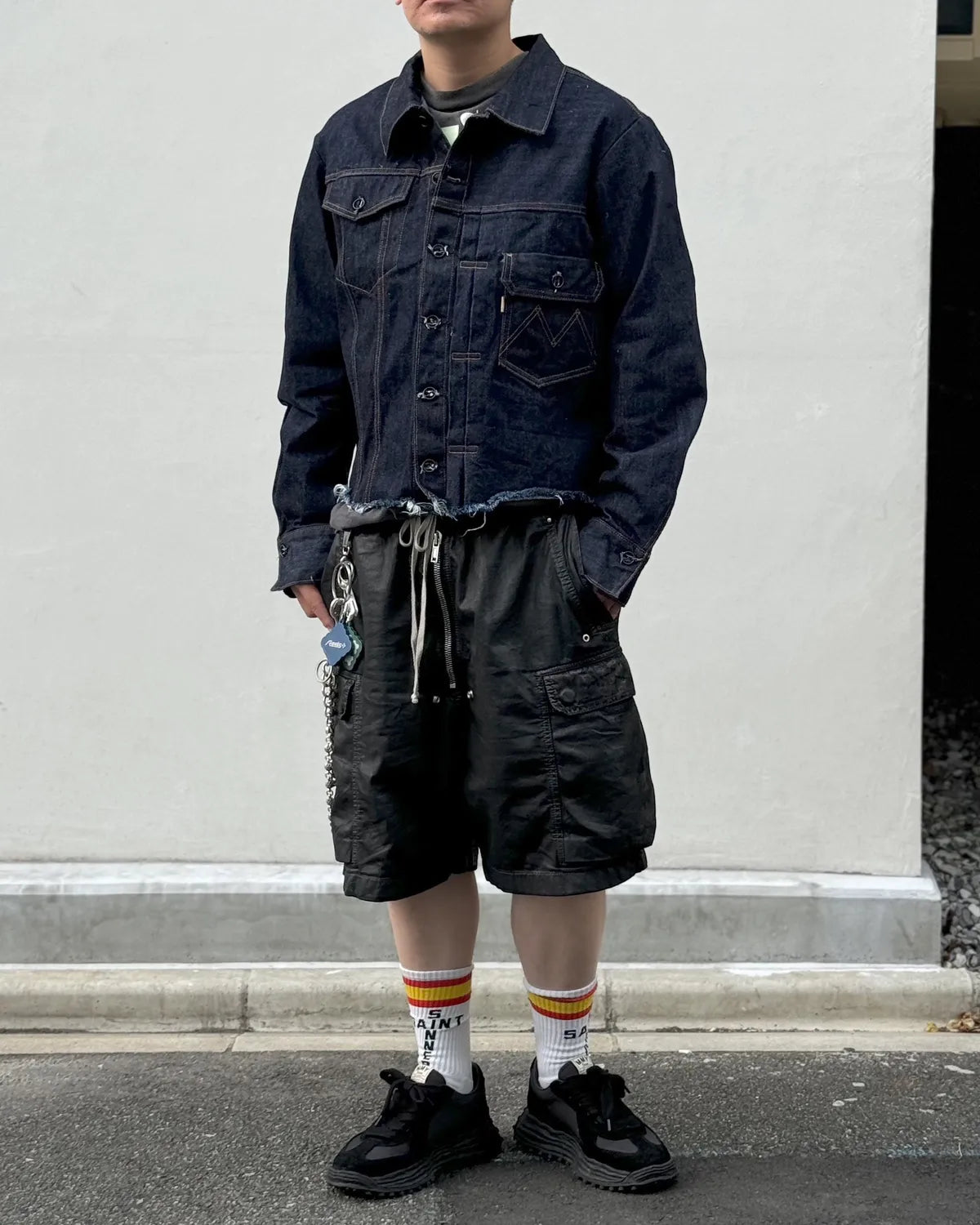 MINUS / Deconstructed Denim Tracker -KOJIMA- (M-P3-LO5)