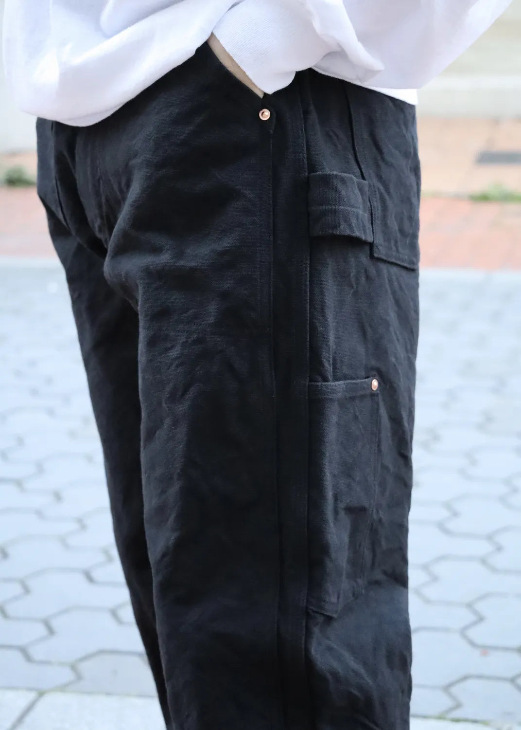 COMOLI / コットンダック ペインターパンツ (D01-03007)