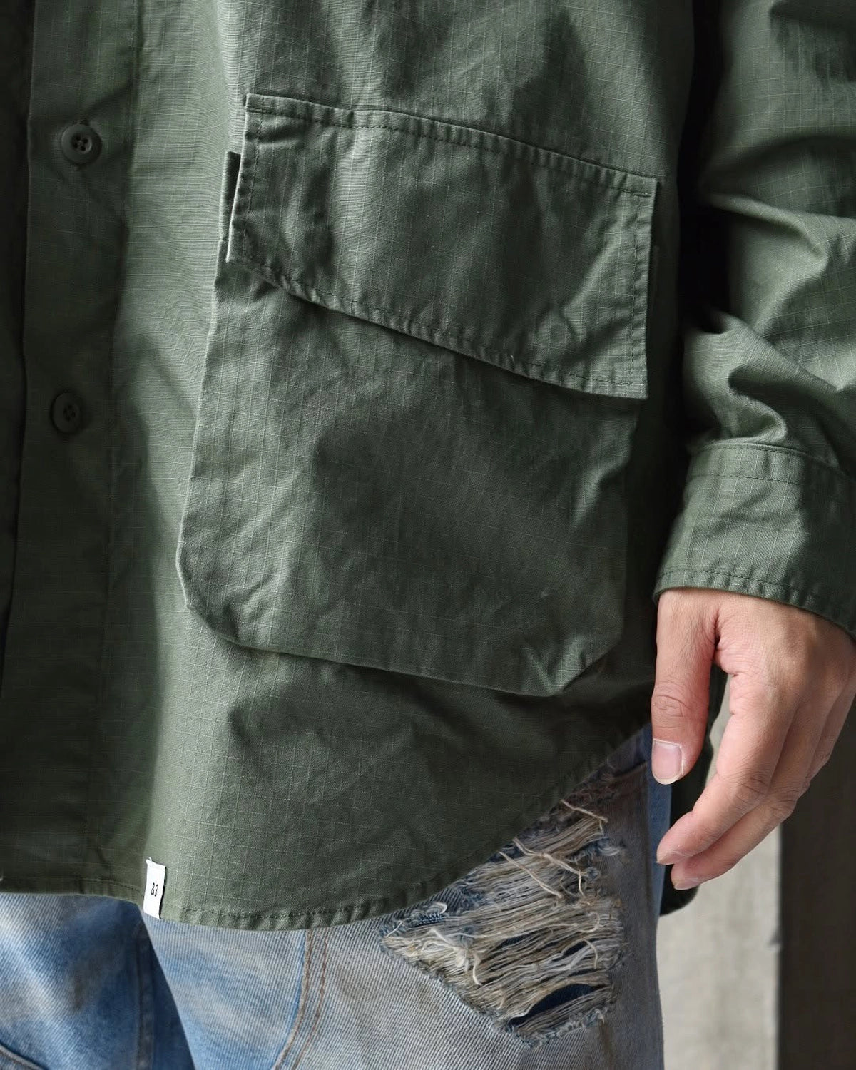 BEDWIN & THE HEARTBREAKERS / L/S BIG JUNGLE SHIRT "KOVE" (25SB1745)
