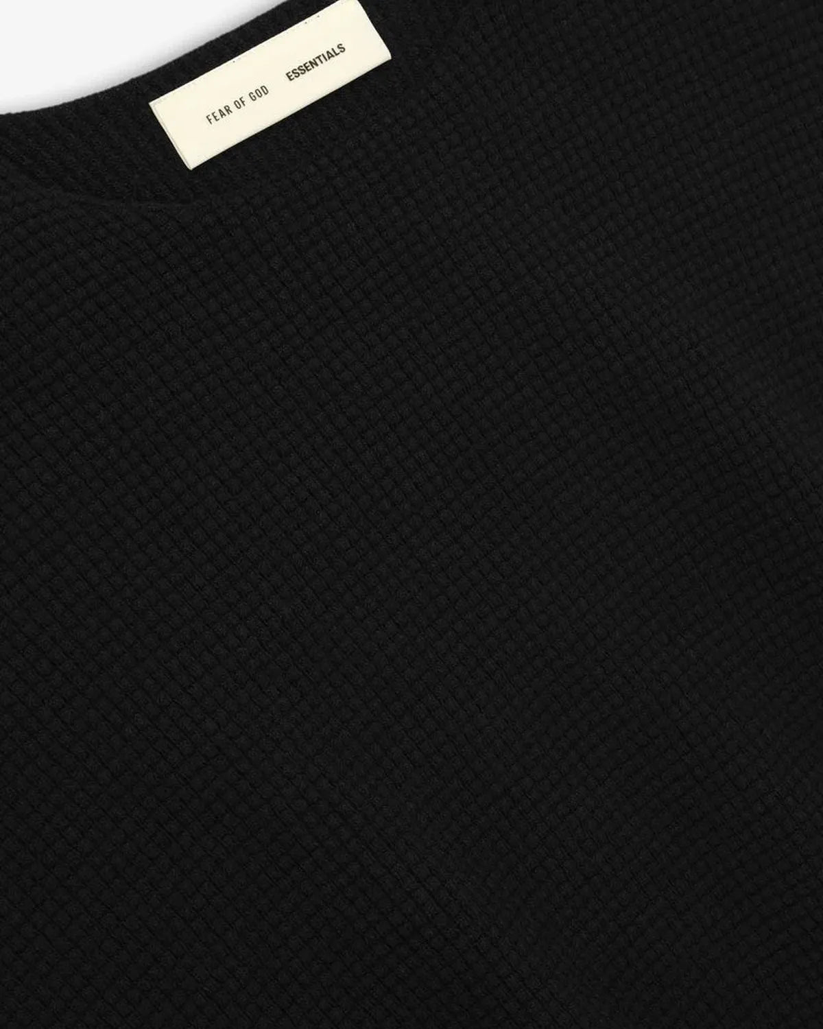ESSENTIALS / Waffle Crewneck 90s Sweater (192HO256161F)