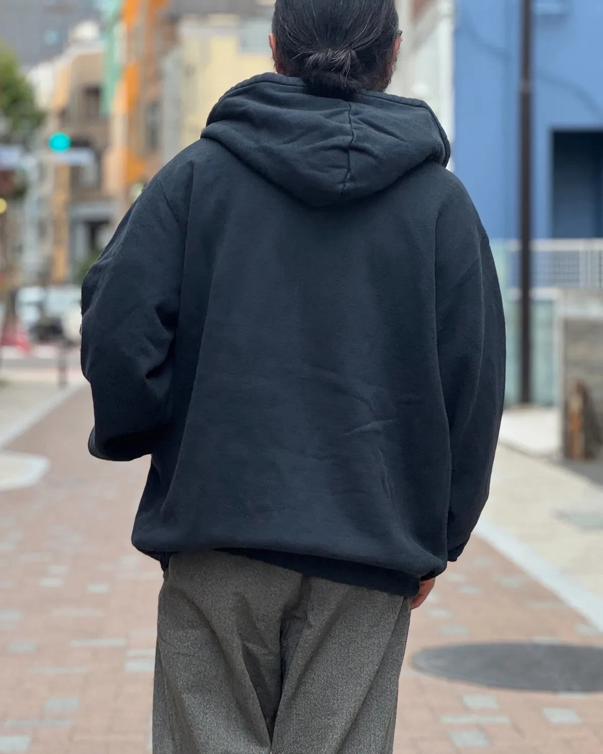 A.PRESSE / Vintage Attached Snap Hood Sweat Parka (26AAP-05-13)
