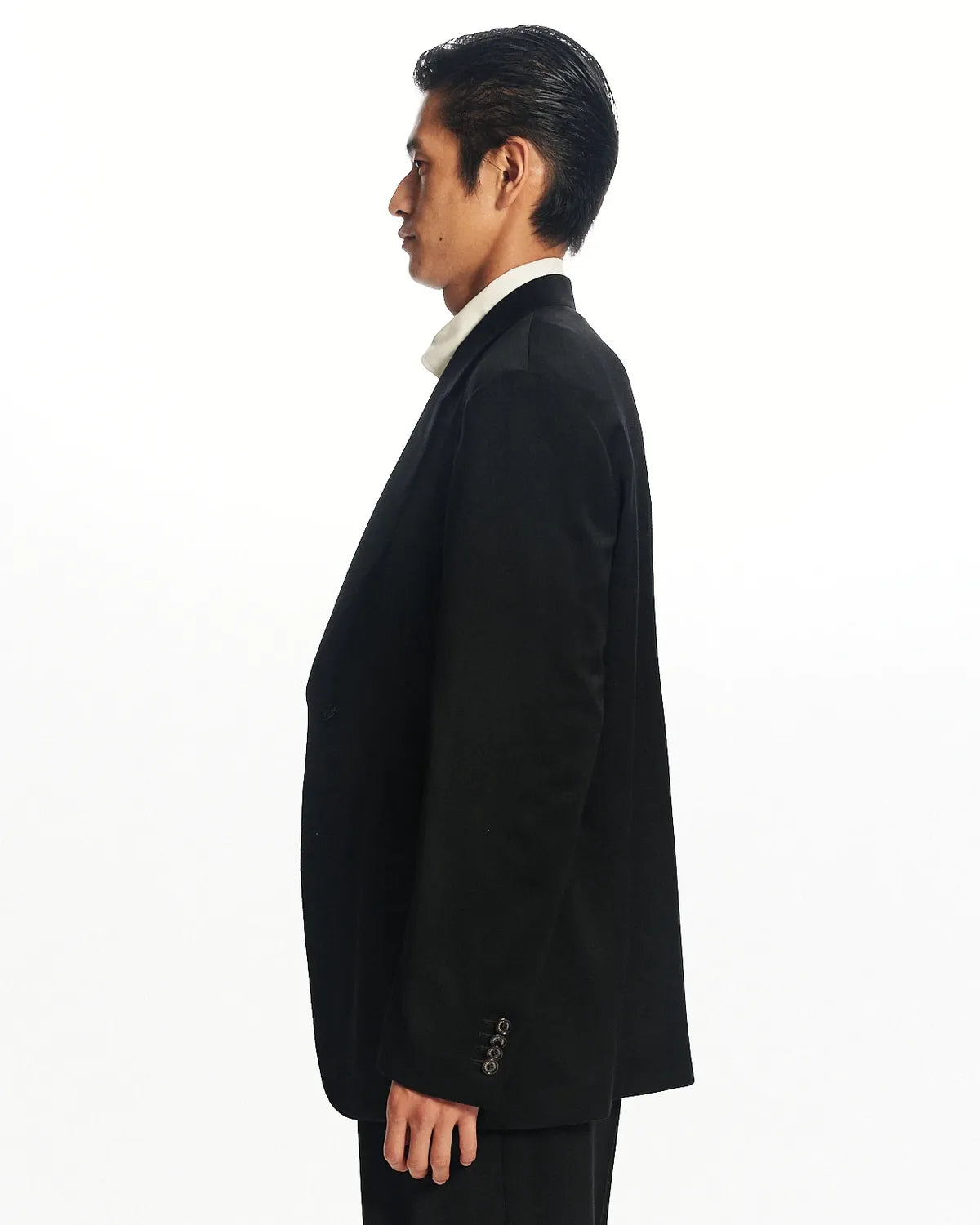 MARKAWARE / Super 200S Wool Satin Guillaume Jacket (A26A13JK01C)