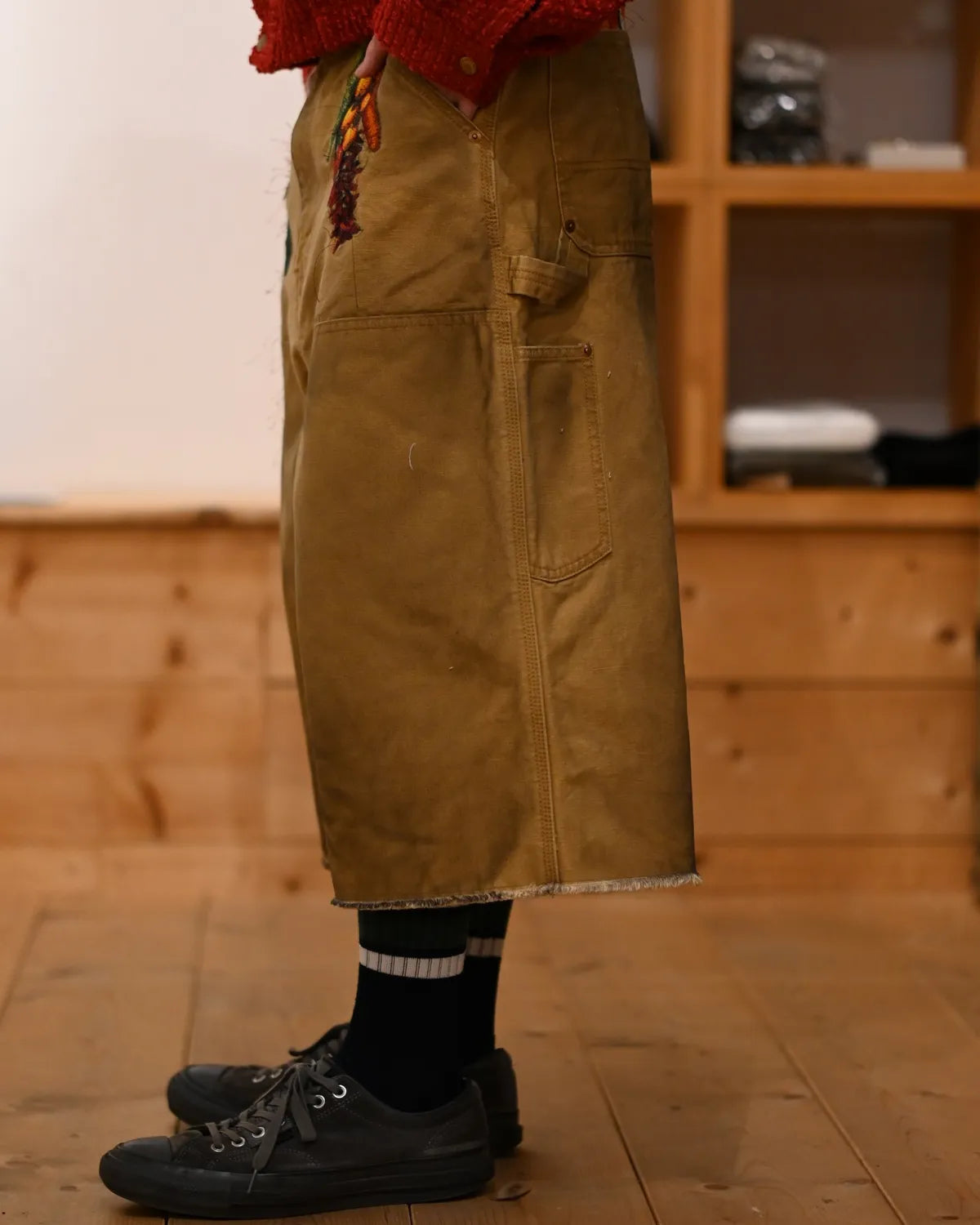 doublet / VEGETAMLE EMBROIDERY CUT-OFF PANT (26SS19PT350)