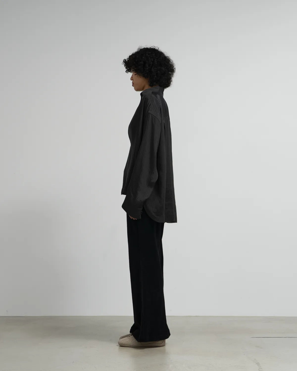 Graphpaper / Compact Velour Flare Pants (GL253-70408)