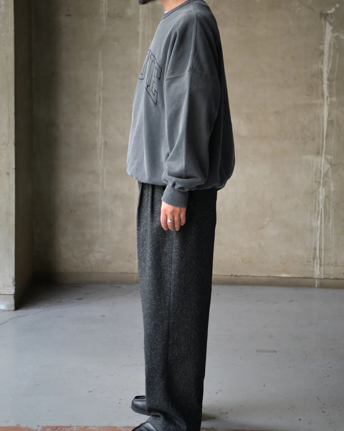 COOTIE PRODUCTIONS® / Chubby SwePigment Dyed Open End Yarn Sweat Crew (CTE-25A311)