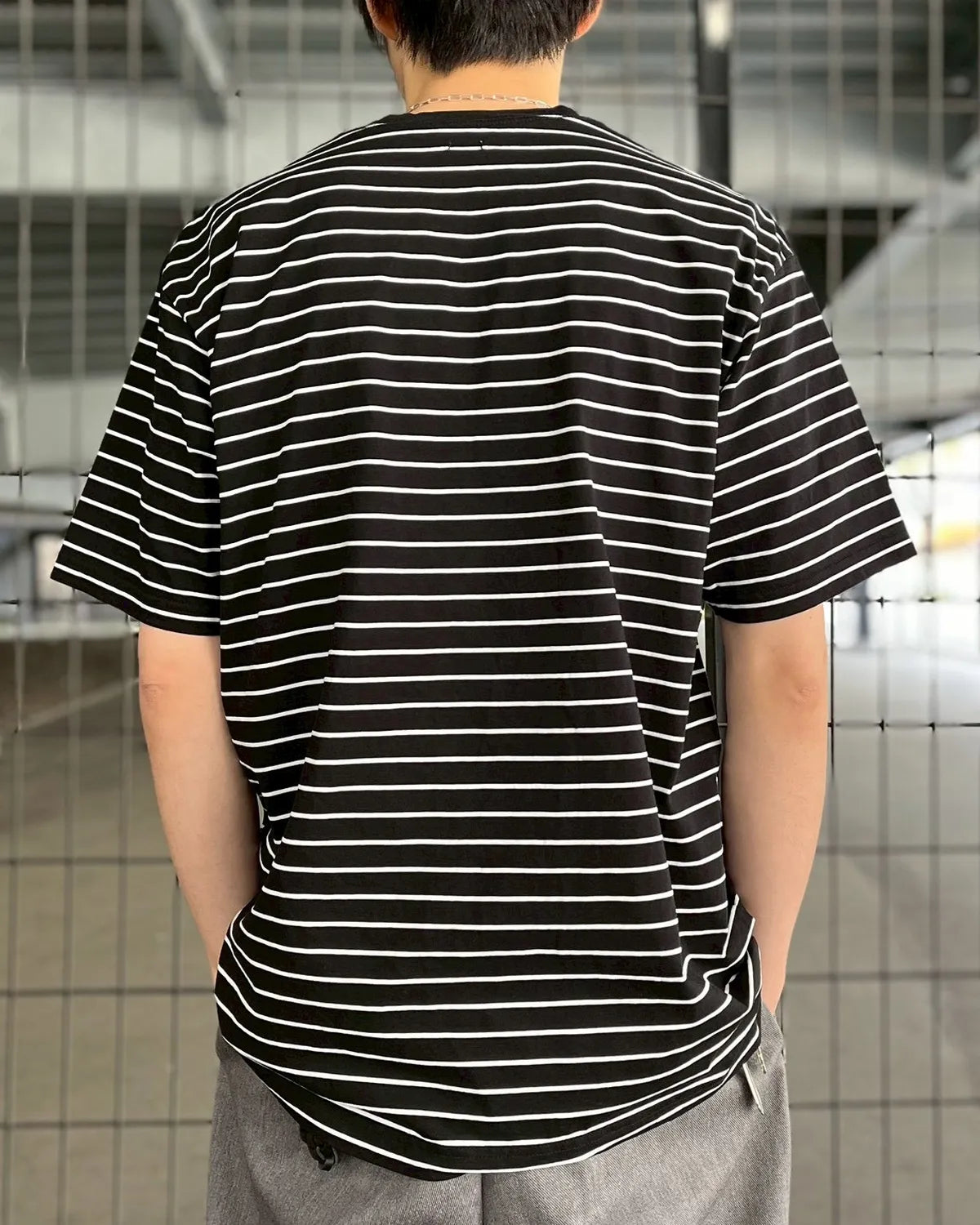 SEQUEL / BORDER T-SHIRT (SQ-26SS-CS-01)