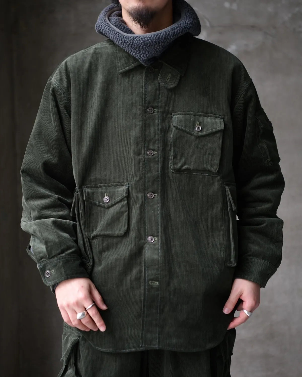 MODMNT / CORDUROY UTILITY CPO SHIRT (M2520-1I016F)