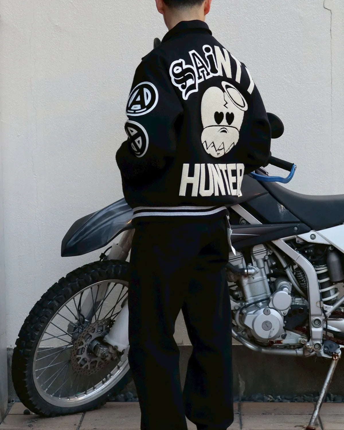 ©︎SAINT Mxxxxxx × BOUNTY HUNTER / BH_VARSITY JKT / SNTHUNTER (SM-MK8-0000-C34)
