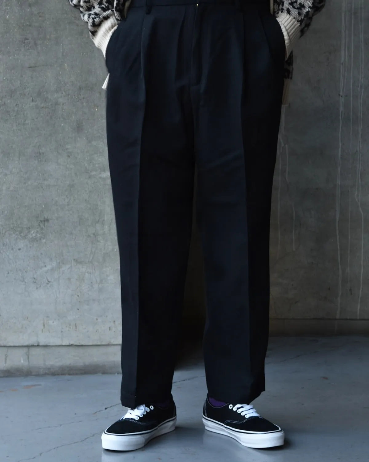 WACKO MARIA / DOUBLE PLEATED CHINO TROUSERS -TYPE-2- (25FW-WMP-PT02)