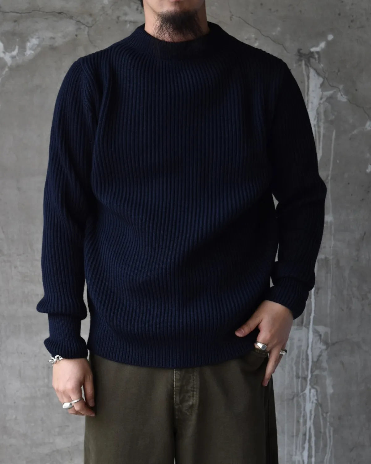 ANDERSEN-ANDERSEN / Navy Crewneck (NC)