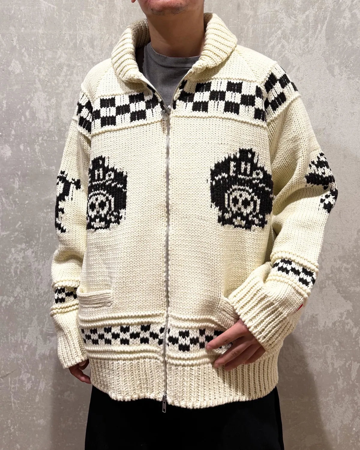 Emotionaly Unavailable  / EU LATIN KNIT JACKET (EU-HR1-0000-005)