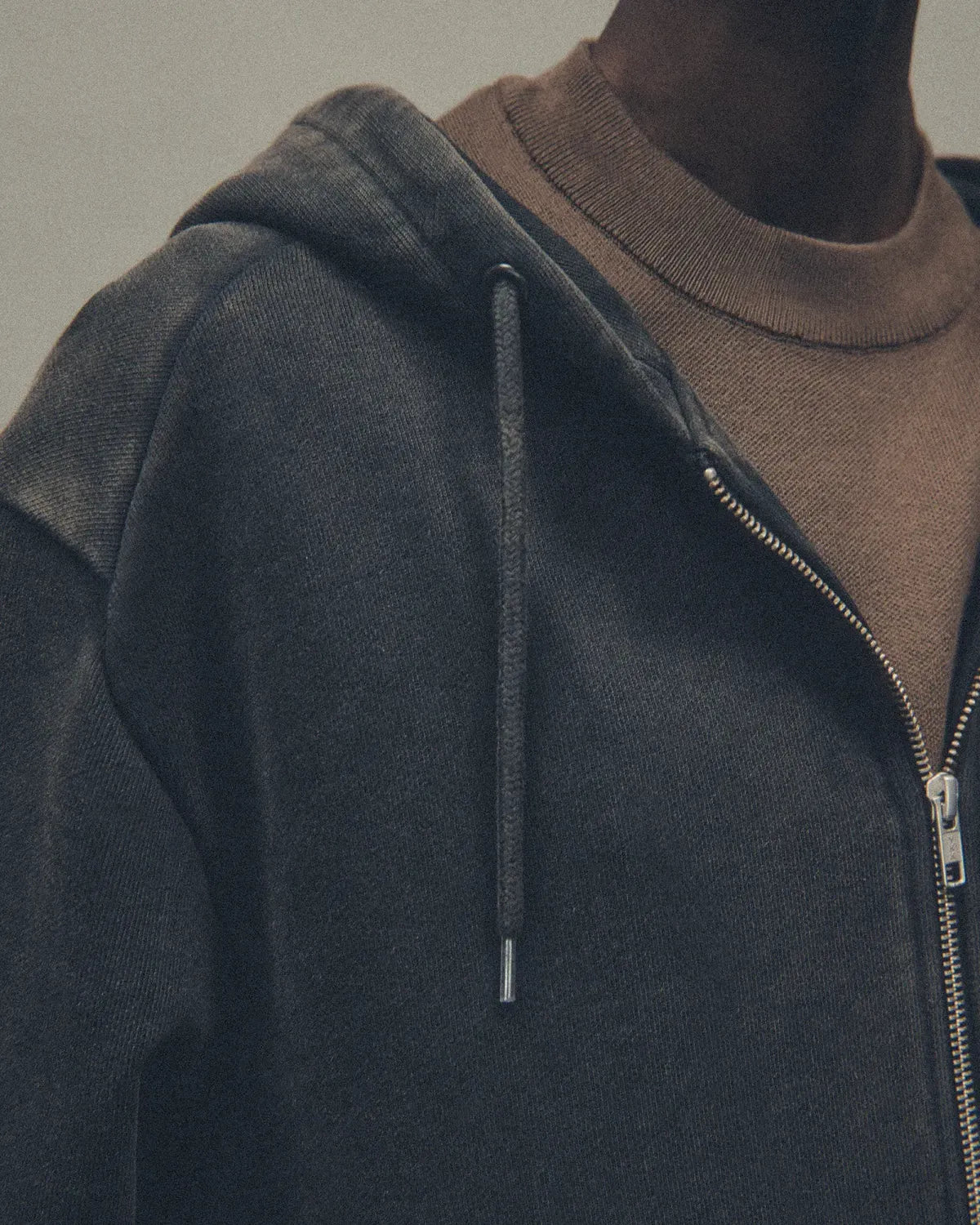 entire studios / SLIM ZIP UP SWEAT PARKA (ESFW26HO03012)