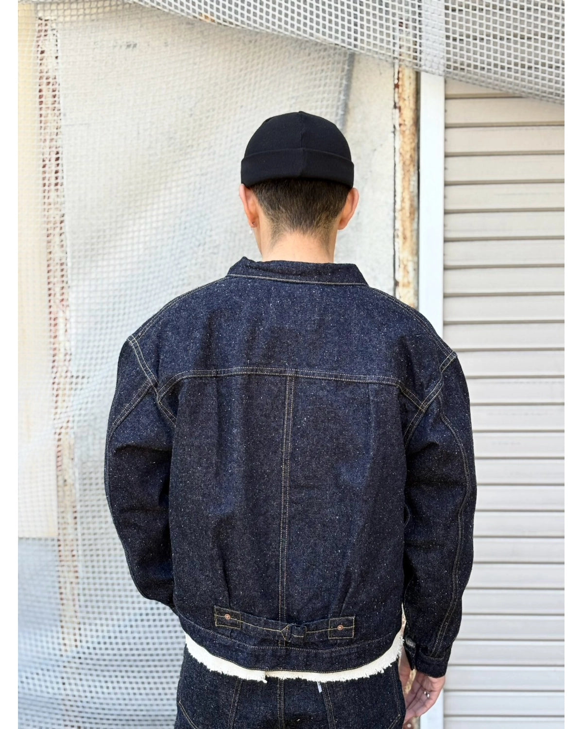 New Manual / #001 T-BACK DENIM JACKET ONE-WASHED