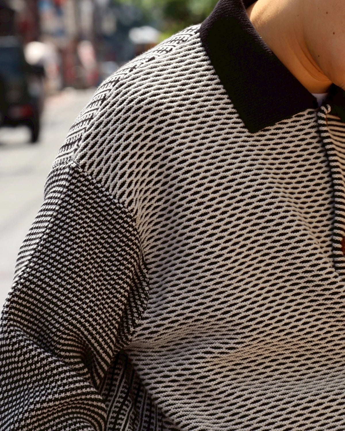 PHINGERIN / MULTI KNIT SHIRT JACKET (PD-252-KN-121)