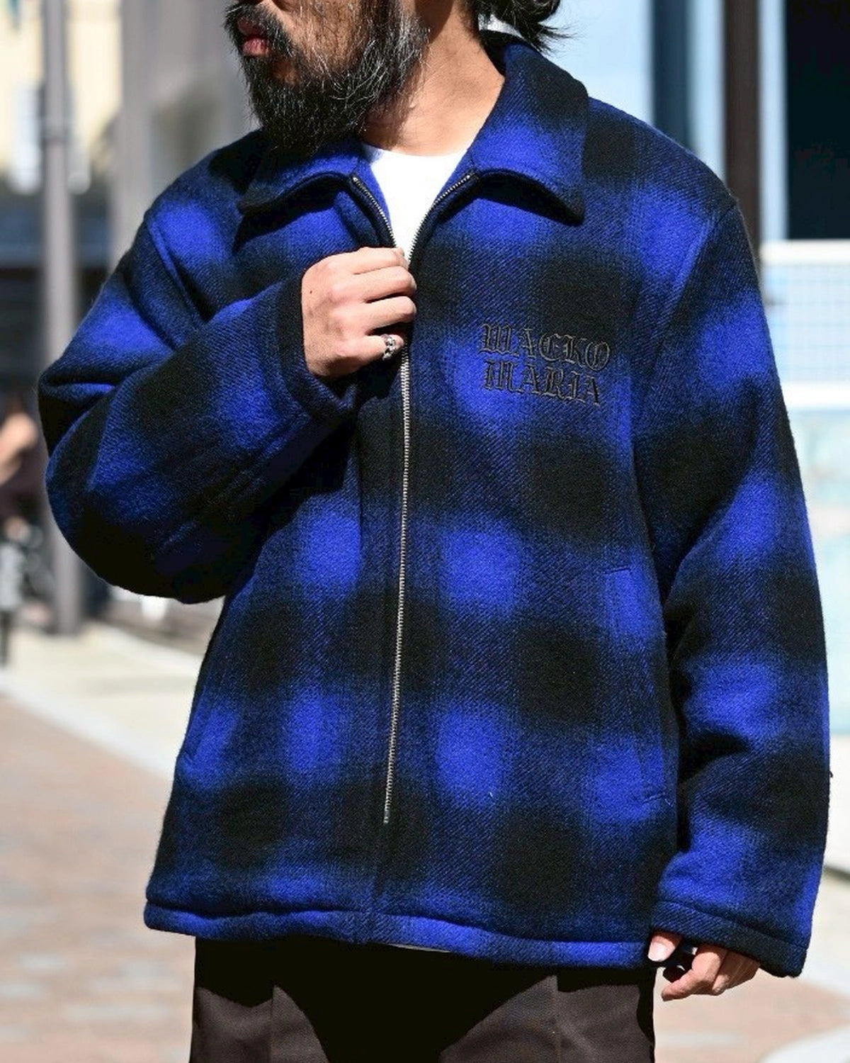 WACKO MARIA / OMBRE CHECK 50'S JACKET -TYPE-2- (25FW-WMO-BL19)
