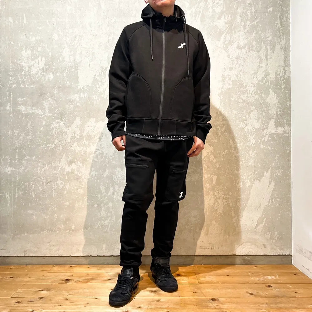 DEES / Sweat Zip Hoodie Black  (DE2302-CLT004)