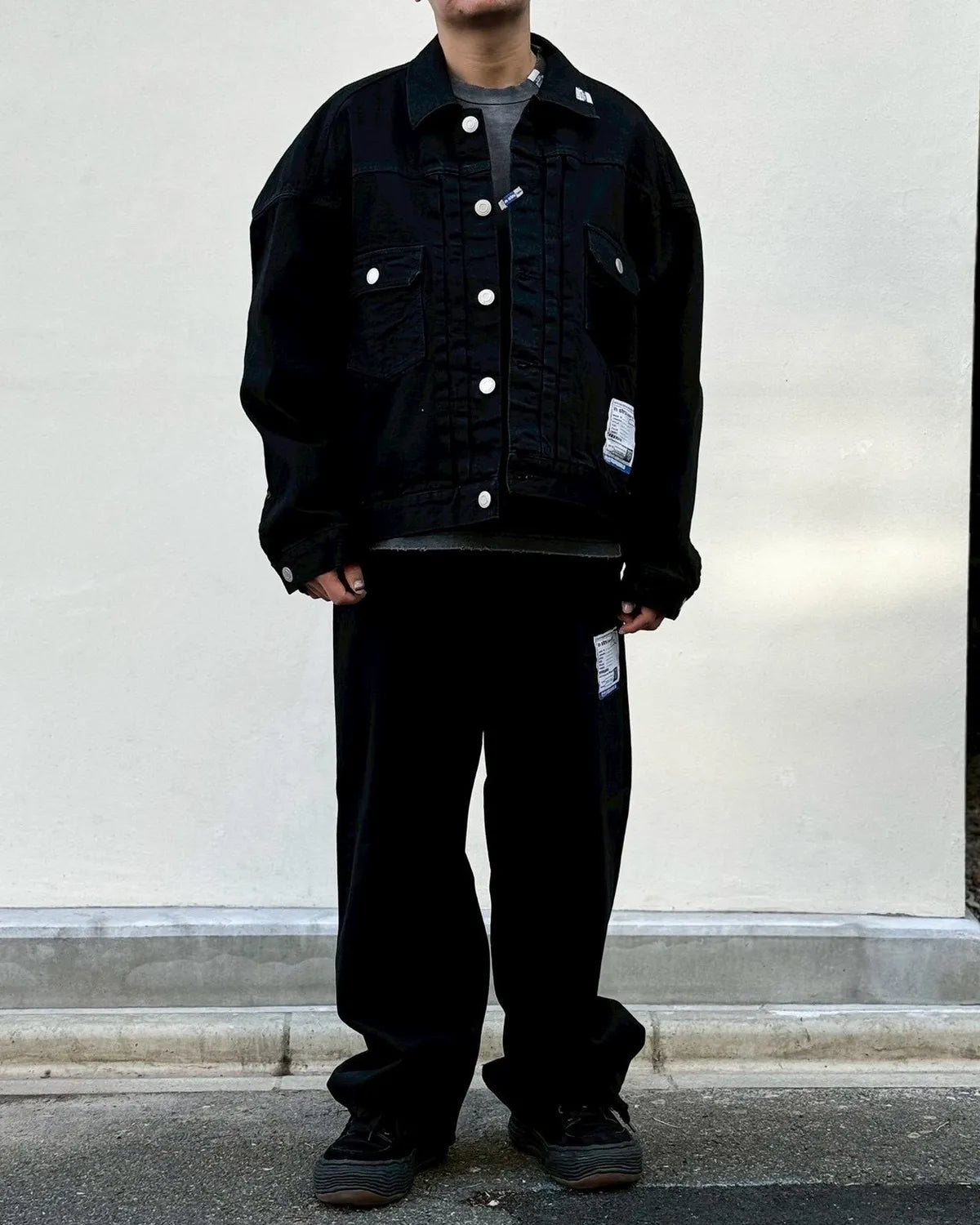 Maison MIHARA YASUHIRO in・stru(men-tal). / One Washed Selvage Denim Baggy Pants (I16PT073)