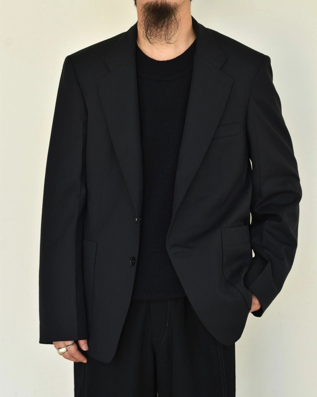 LEMAIRE / TAILORED SINGLE BREASTED JACKET (JA1084 LF1048)