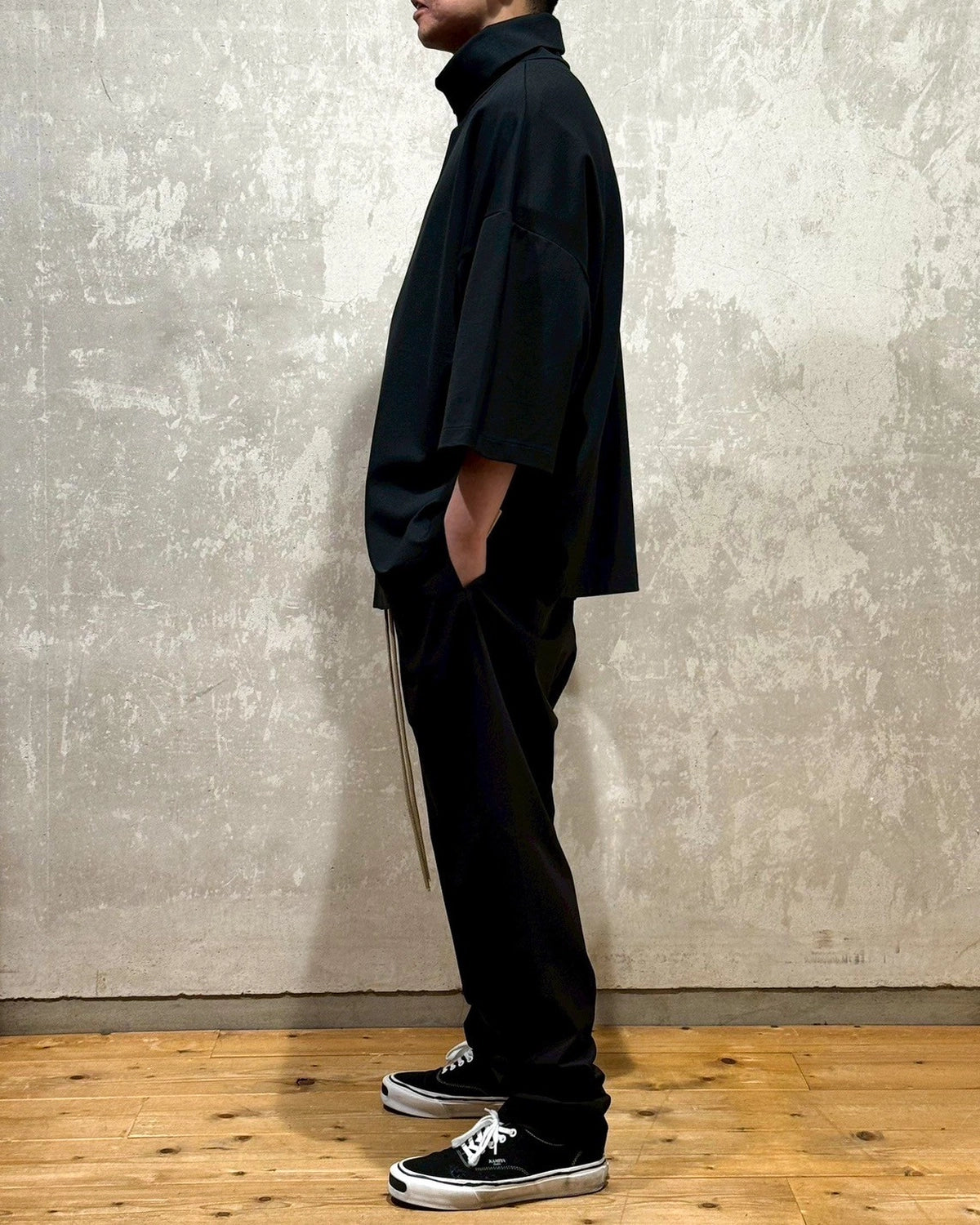 FEAR OF GOD / High Neck Short Sleeve Shirt (FGE250-519VIS)