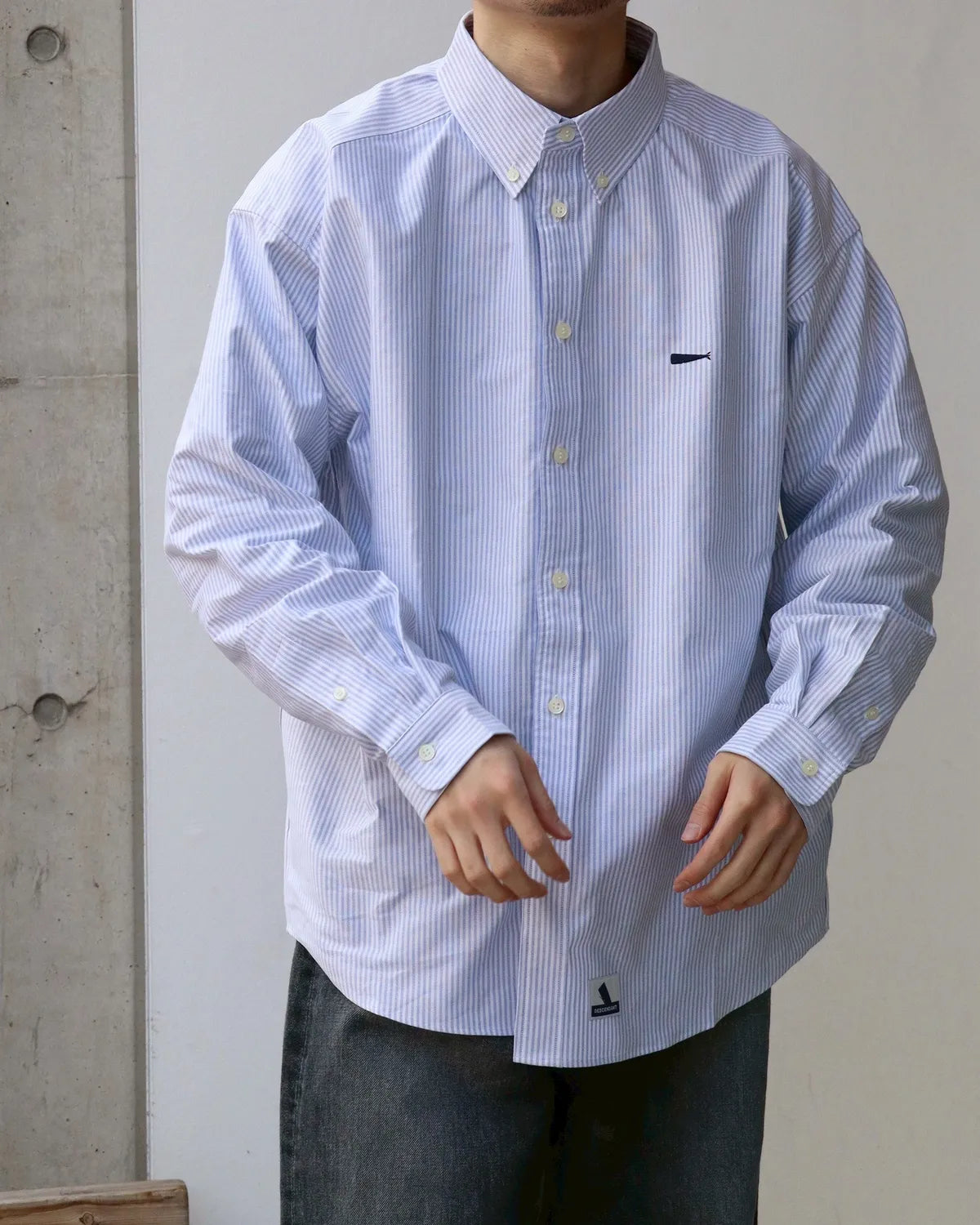 DESCENDANT / KENNEDY'S STRIPE LS SHIRT (261TQDS-SHM02)