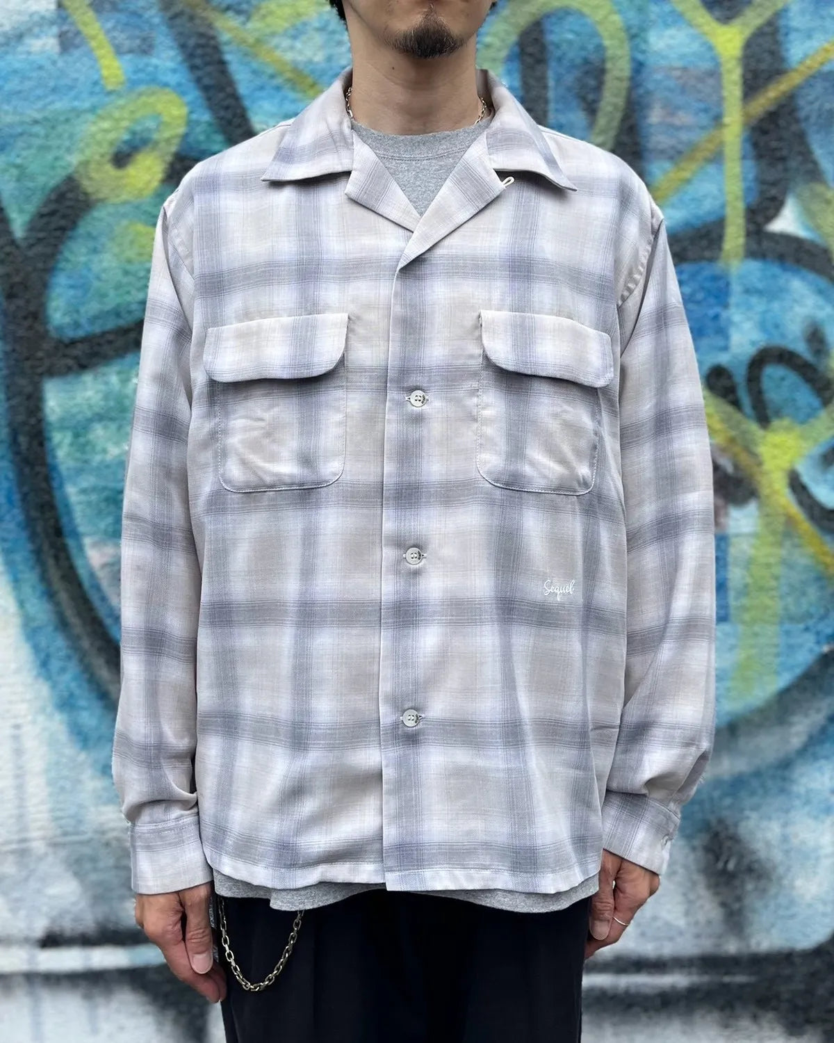 SEQUEL / OPEN COLLAR SHIRT (SQ-26AW-SH-01)