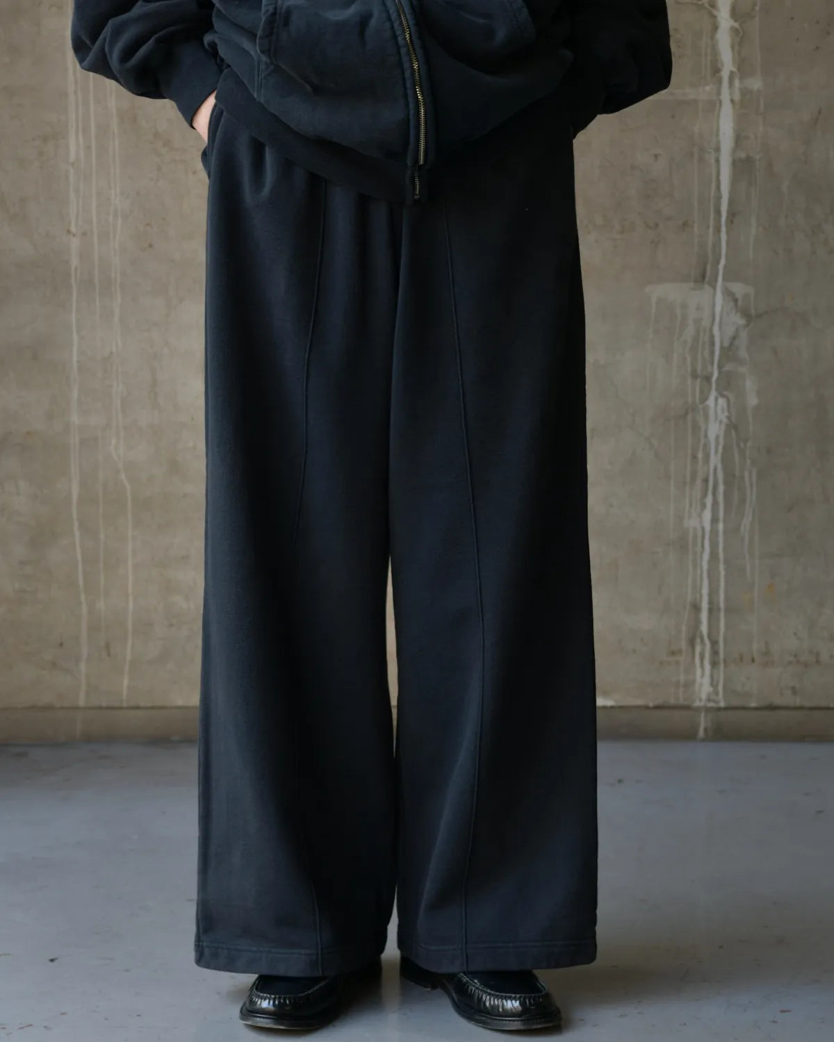 COOTIE PRODUCTIONS® / AD Processing Pin Tuck Wide Sweat Easy Pants (CTE-25A128)