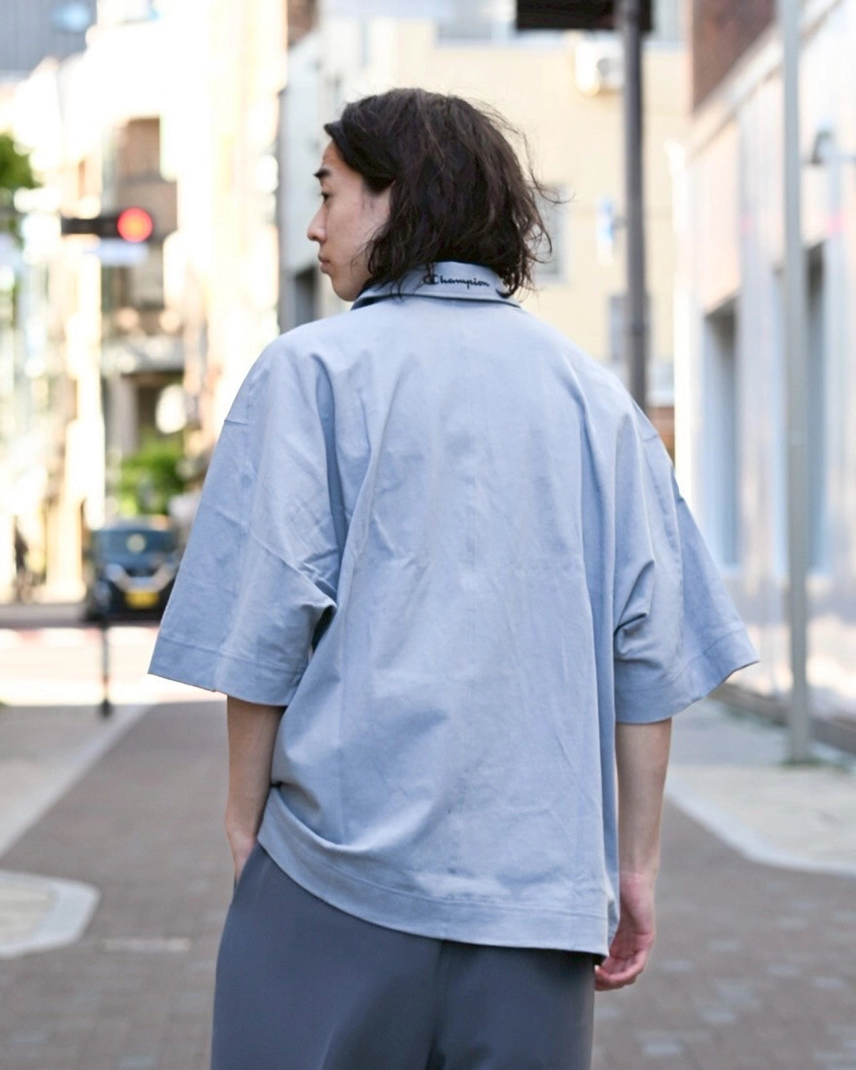 N.HOOLYWOOD COMPILE × Champion / POLO SHIRT (C8-B358)