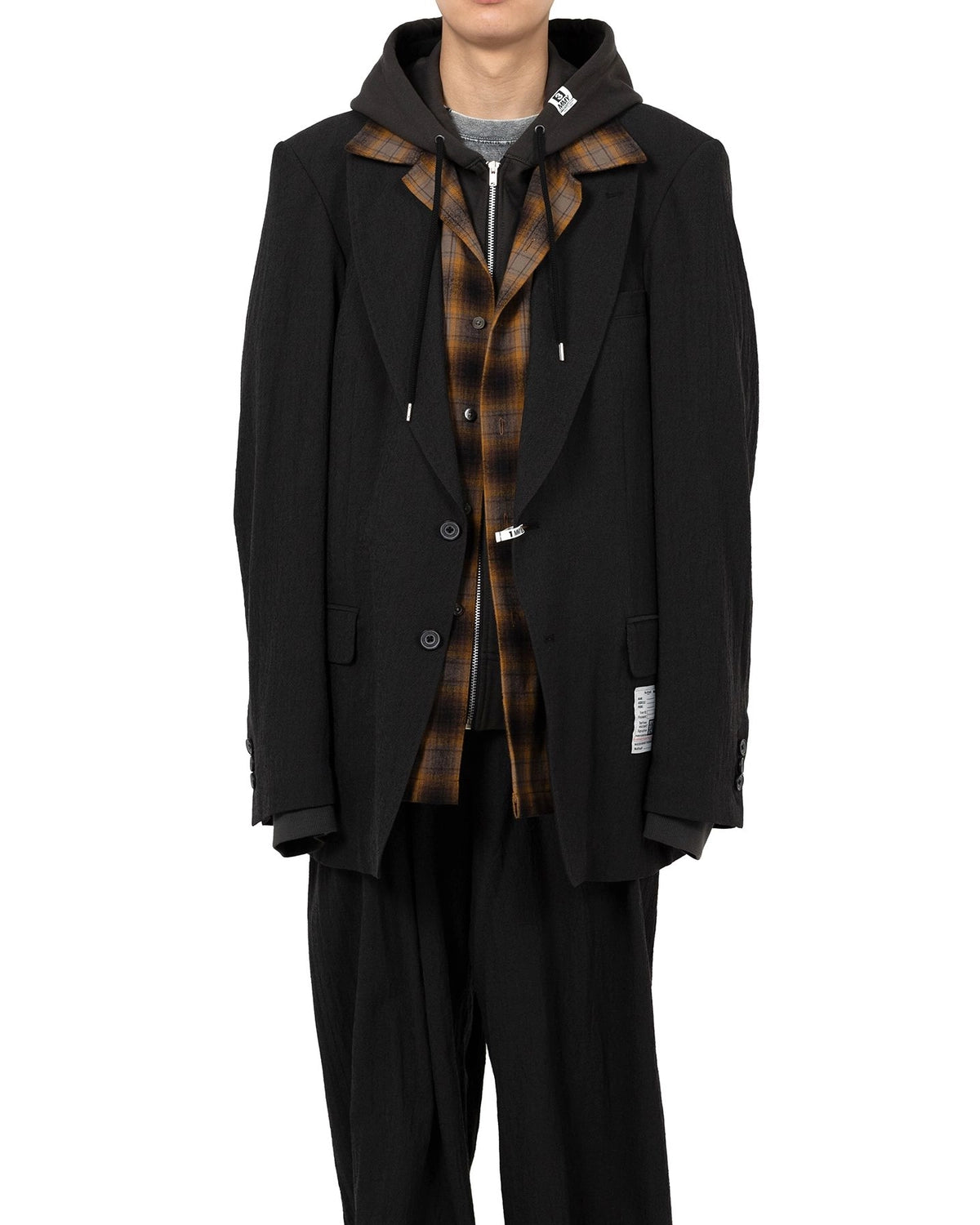 Maison MIHARA YASUHIRO / Triple Layered Wool Jacket (J15JK131)