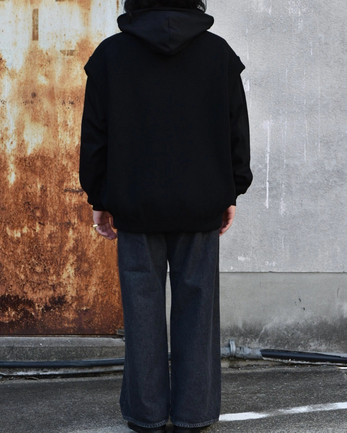 COOTIE PRODUCTIONS® / Rib Stitch Tilden Knit Vest (CTE-25A325)
