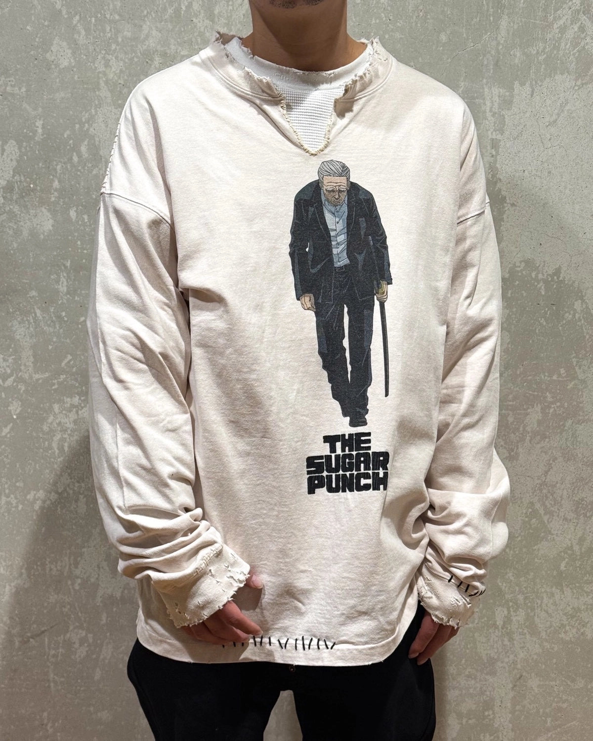 THE SUGAR PUNCH × MINUS × SAKAMOTO DAYS / L/S T-Shirt -TAKAMURA- (TSMM25SM002)