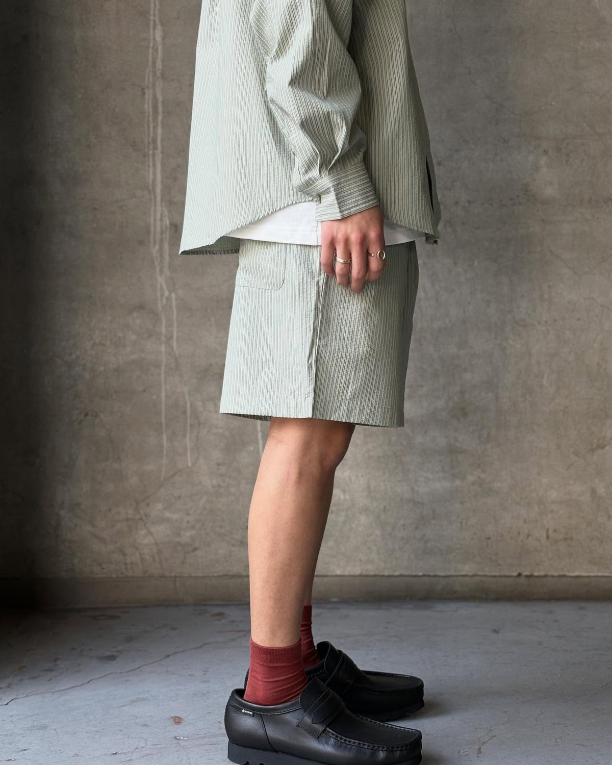 Acy / SEERSUCKER BUGGY SHORTS (ACY-26SS-017)