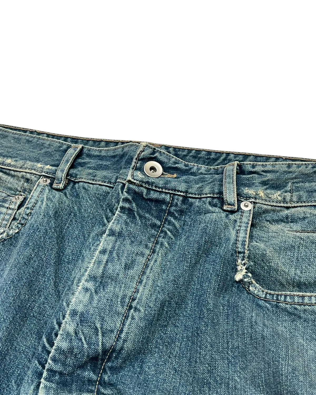 Rick Owens DRKSHDW / DOUBLE CARGO JEANS (DU01F4361)