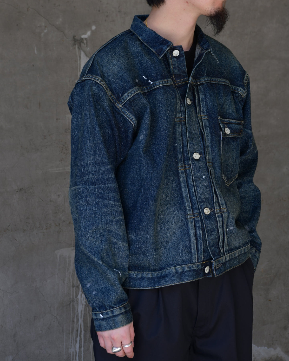 New Manual / #001 T-BACK DENIM JACKET (2026SSJK-YY-0001)