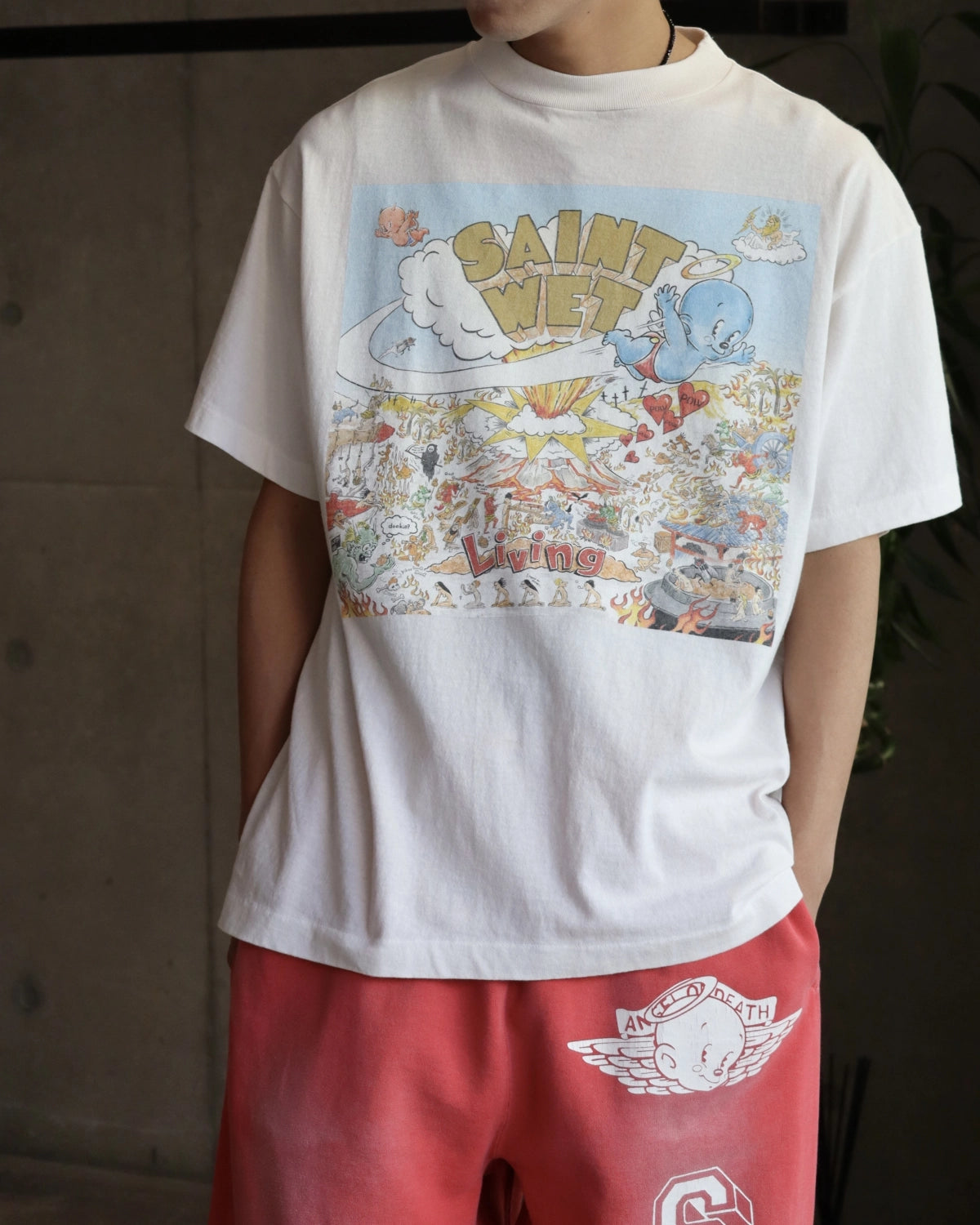 ©︎SAINT Mxxxxxx / SS T-SHIRT / SAINT WET (SM-MK8-0000-016)