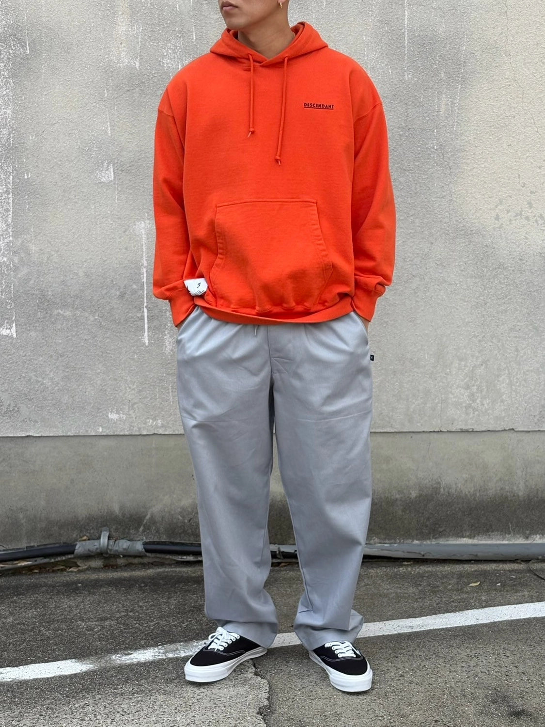 DESCENDANT / SHORE TWILL BEACH TROUSERS (251TQDS-PTM02)