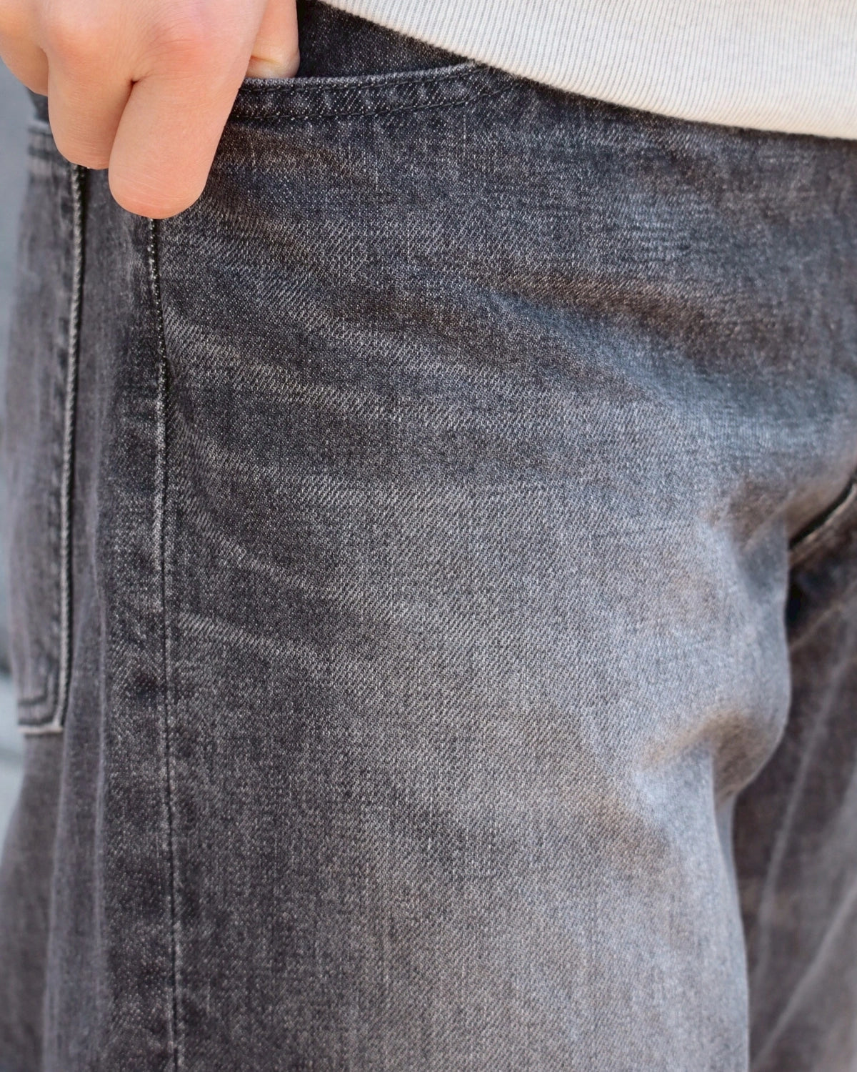 DESCENDANT / 1995 DENIM TROUSERS BAGGY HARD WASH (261WVDS-PTM04)