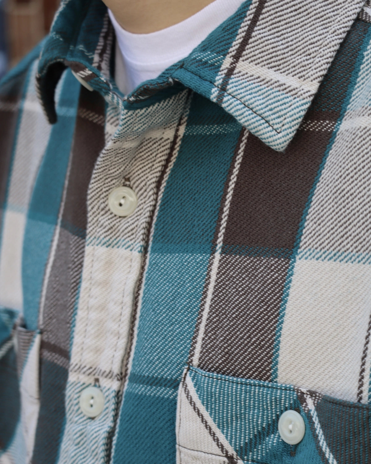 DESCENDANT / VANNING PLAID LS SHIRT (261TQDS-SHM03)