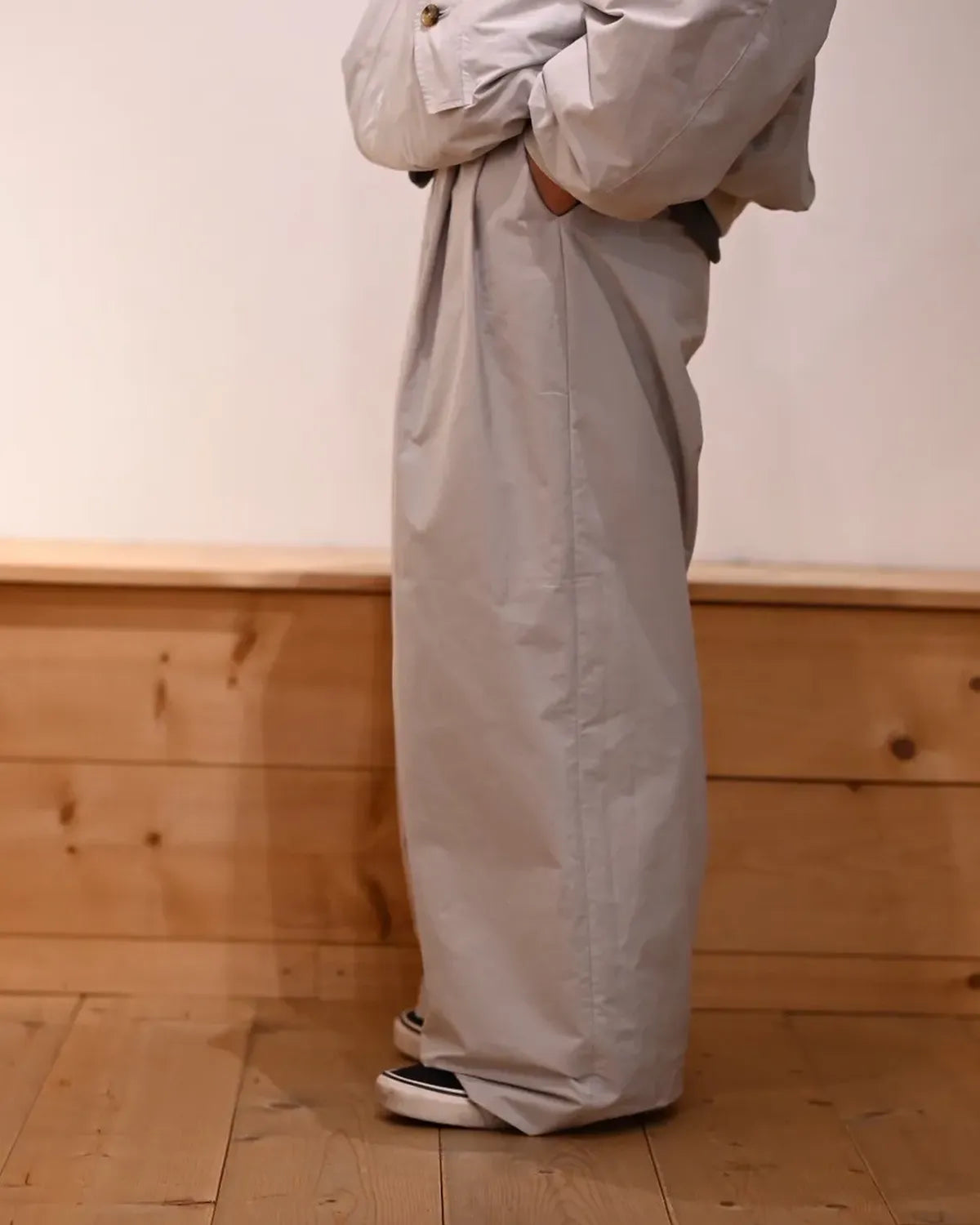 COOTIE PRODUCTIONS® × BARACUTA / EWP 2 Tuck Trousers (BRCT-CTE-25S-101)