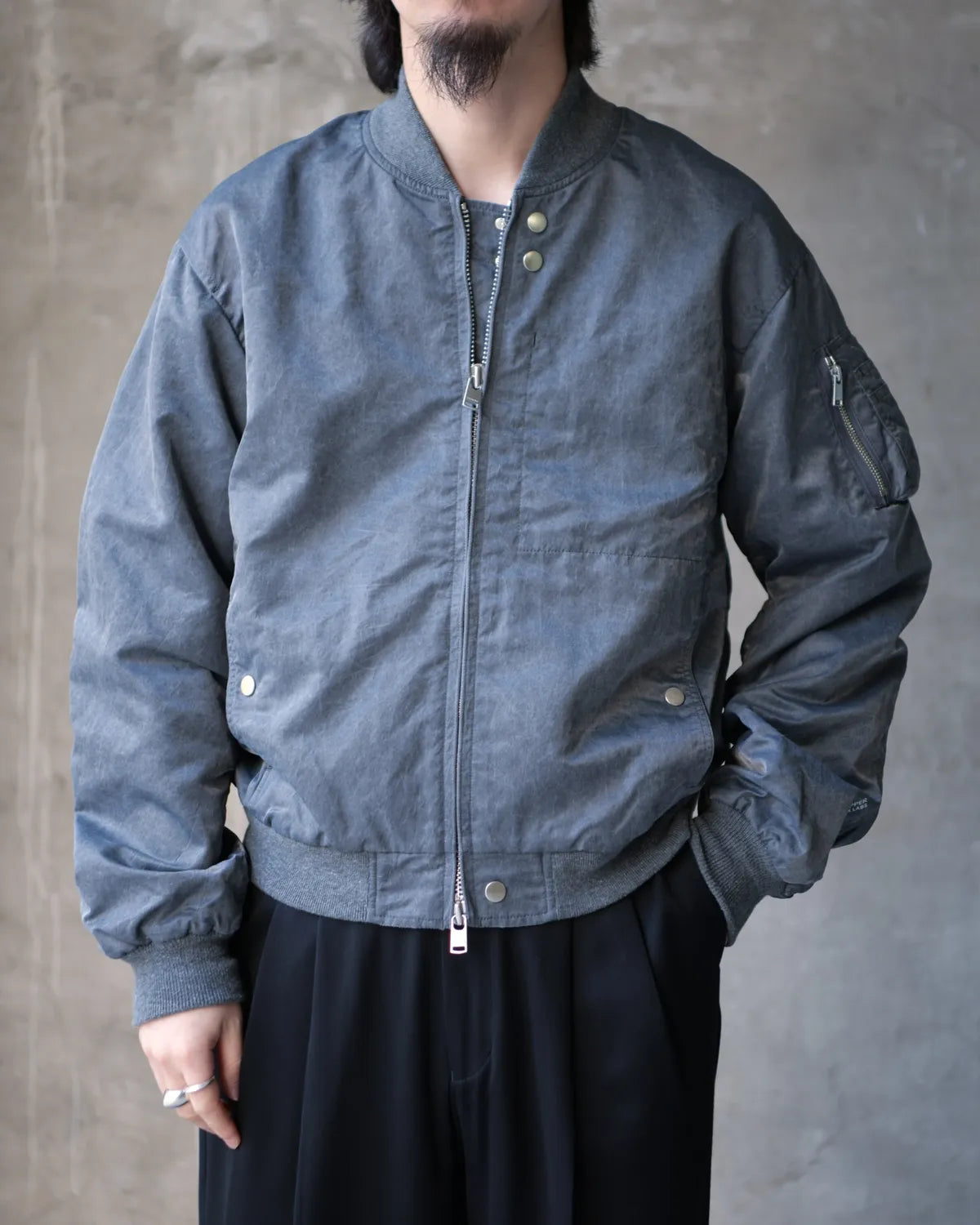 NONNATIVE / TROOPER BLOUSON NYLON TWILL PIGMENT DYE WITH WINDSTOPPER® (NN-J4810)