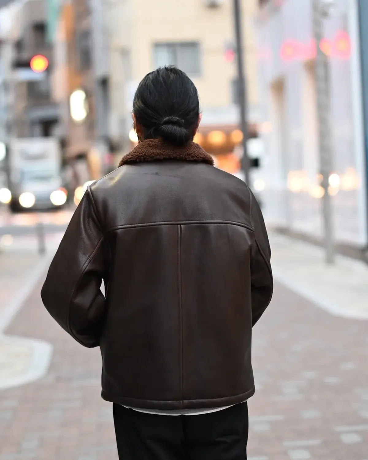 WACKO MARIA / LEATHER BOA JACKET (25FW-WMO-BL01)