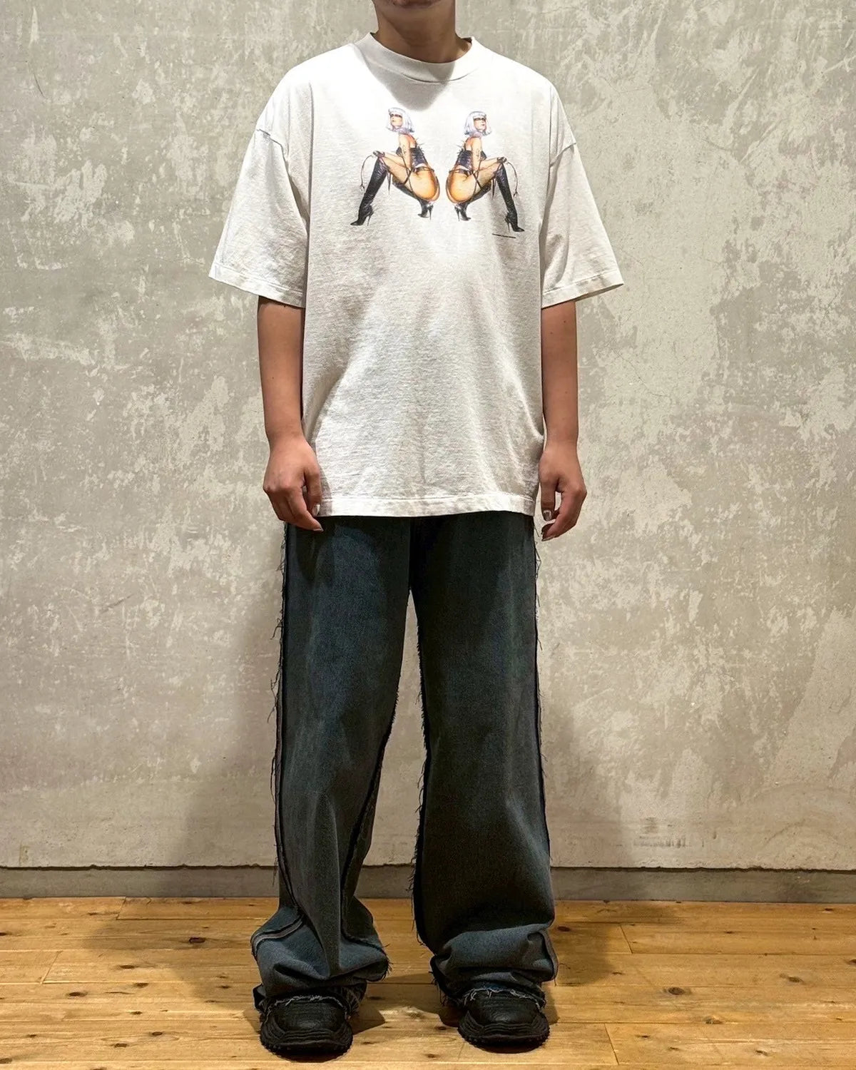 ©︎SAINT Mxxxxxx × SORAYAMA / SRYM_SS TEE_LADIES (SM-HR1-0000-C78)