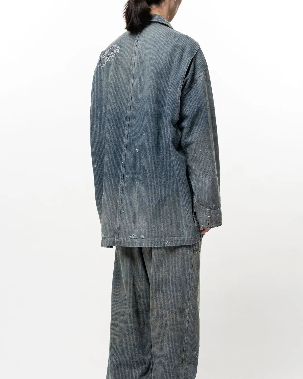 Maison MIHARA YASUHIRO / STRIPE DENIM JACKET (J16BL127)