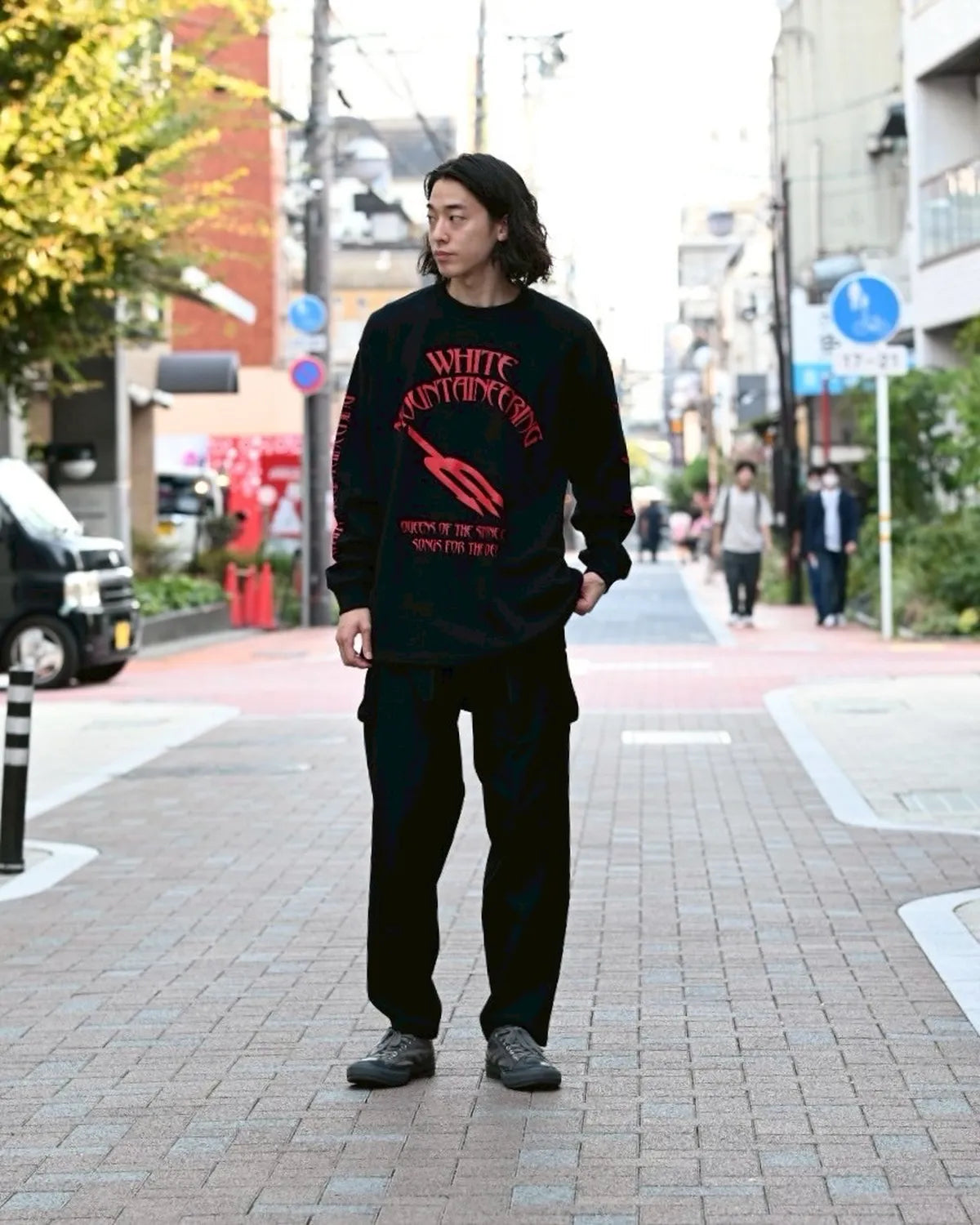 White Mountaineering / QOTSA SONGS FOR THE DEAF L/S T-SHIRT (BC2573508)