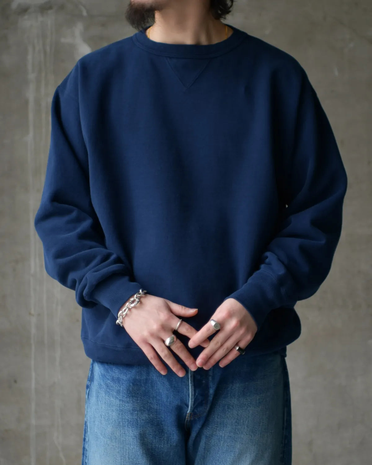 MASSES / SWEAT CREW H.WASH (1261020013)