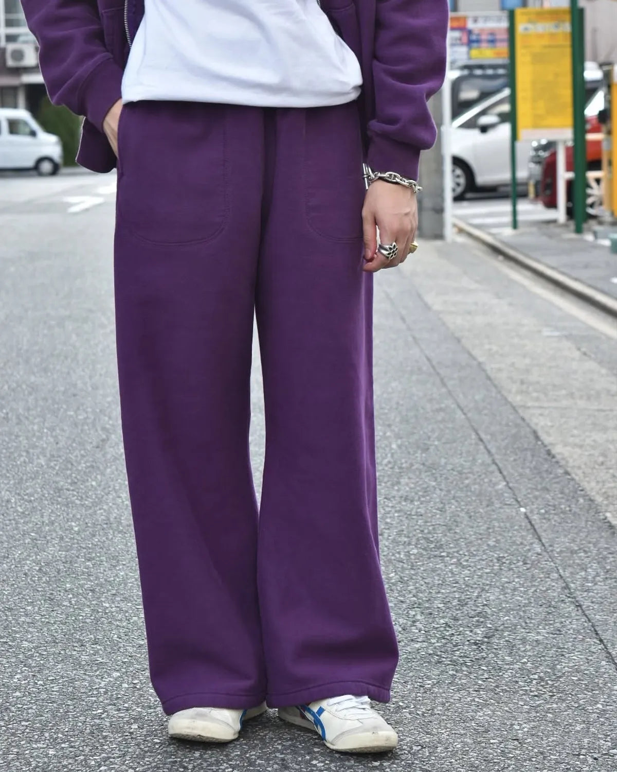 PHEENY / Athletic fleece wide pants "BOYS" (PA25-CS03)