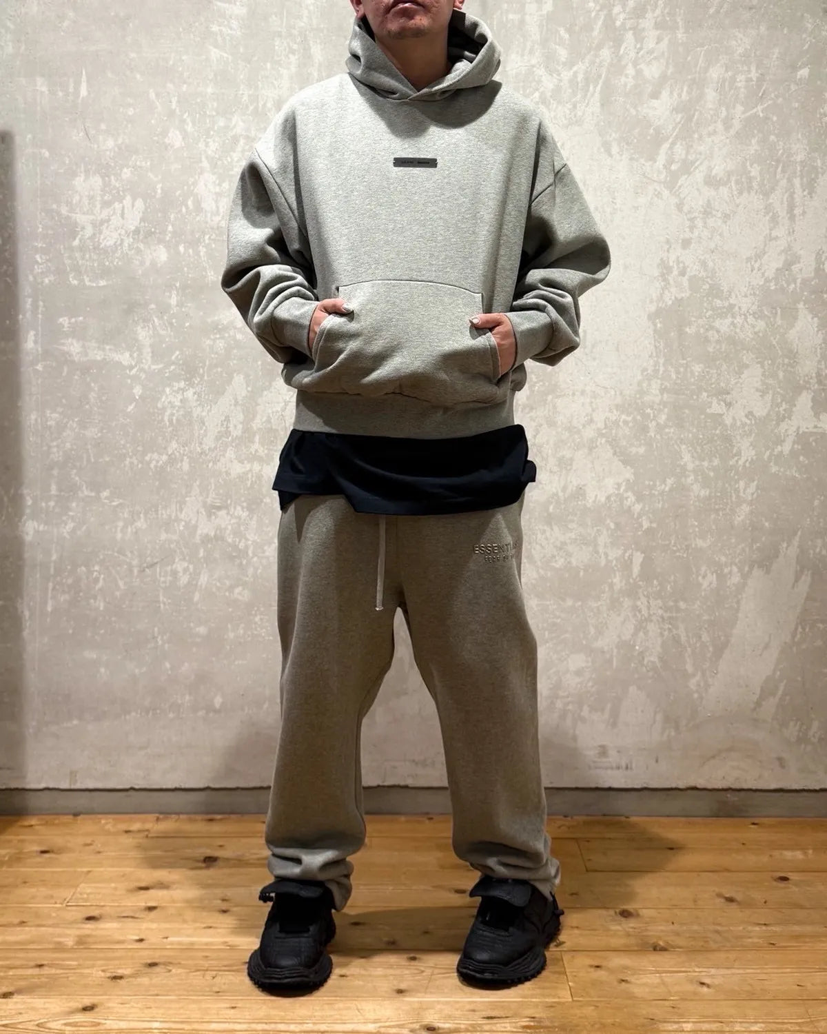 ESSENTIALS / CLASSIC FIT FLEECE HOODIE (192SP252050F)